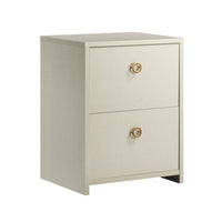 Sauder - La Collection Grand Coast Classeur latéral - Finition Dove Linen-Dessus durable de 1 po d'épaisseur