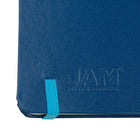 JAM Paper - Petit carnet à couverture rigide avec élastique - 100 feuilles lignées - 3 3/4" x 5 5/8" - Bleu-6