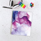 Cambridge - Agenda scolaire hebdomadaire/mensuel 2026-2027 - 11 po H x 9 po l - Ultra Violet - bilingue-12 pages mensuelles avec onglet