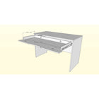 Nexera - Bureau Arobas avec tiroir, Blanc-5