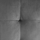 Modway - Contour Cube à touffes Performance Velvet Ottoman - Gris-Rembourrage en mousse dense