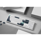 Keychron - Q6 HE Interrupteur interchangeable RGB rétroéclairé version bouton - Interrupteur Nebula - Blanc-Structure montée sur gasket pour des touches amorties, une réduction de la fatigue et un son plus fluide