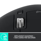Logitech MX Master 3S - Souris Performante Sans Fil avec Défilement Ultra-Rapide - Noir-Design ergonomique: Travaillez confortablement avec une souris précise au deisgn conçu pour une posture du poignet plus naturelle et des contrôles idéalement placés au niveau du pouce