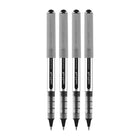 uni-ball – Stylos à bille roulante Vision – 0,7 mm – noir – paquet de 4  -Couleur de l’encre : Noir