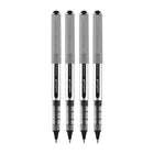 uni-ball – Stylos à bille roulante Vision – 0,7 mm – noir – paquet de 4  -Couleur de l’encre : Noir