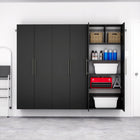 Prepac - Armoire accrochable HangUps de 72 po ensemble C - noir-31 pieds cube