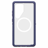 OtterBox - Defender Pro XT Clear Magnets Case pour Samsung Galaxy S25 Ultra - Violet Thunder-DROP+ Résiste à 7X plus de chutes que la norme militaire (MIL-STD-810G 516.6)