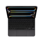 Apple - Magic Keyboard pour iPad Pro 11 po M4 - Noir - Français-Le clavier comprend une rangée de fonctions de 14 touches pour un accès rapide à la luminosité de l'écran, aux commandes de volume et à d'autres fonctionnalités, ainsi qu'un connecteur USB-C pour le chargement direct