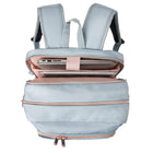Swissdigital Design - Katy Rose Sac à dos avec SDD Finder - Bleu sarcelle-PROTECTION DES DONNÉES RFID : Voyagez en toute tranquillité. Avec un compartiment de protection RFID intégré, aide à protéger vos données personnelles sensibles (telles que les cartes de crédit, les passeports et les permis de conduire) contre l'accès par les scanners.