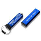 iStorage - Clé USB-C chiffrée datAshur PRO+C - 32 Go-Un manchon de protection en aluminium fournit un châssis en aluminium classé IP68 avec une résistance à la poussière, à la saleté et au sable, ainsi qu’une résistance à l’immersion dans l’eau jusqu’à 1,5 m pendant 30 minutes