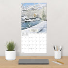 DateWorks - 2026 Calendrier Mural 16 Mois - 12 po x 12 po - Saisons - Anglais -Comprend des pages mensuelles de janvier à décembre 2026, ainsi que les 4 derniers mois de 2025