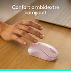 Logitech - MK270 Combo Clavier et Souris Sans Fil - Rose-Durable et Résistant : Le clavier sans fil taille standard avec design résistant aux éclaboussures (2), touches durables et pieds d'inclinaison avec ajustement réglable