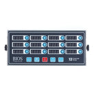 BIOS Professional - Minuterie à 12 canaux-Comprend trois niveaux de volume d’alarme avec différents sons pour le rappel et l’alarme finale