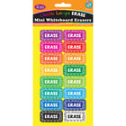 Ashley Productions - Mini-effaceurs non magnétiques pour tableau blanc, Boucles à craie, lot de 16-Mini gommes pour tableau blanc