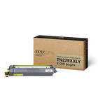Ecotone Brother TN229XXLY Cartouche de toner remanufacturée - Rendement très élevé - Jaune-Le rendement très élevé maximise la productivité tout en réduisant la fréquence des remplacements