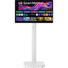 LG - Écran tactile intelligent multipoint IPS 4K UHD HDR 60 Hz Swing 31,5" avec support à roulettes-Faites l’expérience d’une grande flexibilité avec le LG Smart Monitor Swing. Doté d’un support mobile et d’un réglage à 360 degrés, le moniteur à écran tactile 4K réinvente votre façon de travailler, de regarder et de jouer avec une clarté époustouflante et un contrôle fluide de l’écran tactile