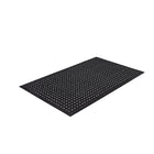 Edgewood - Tapis Flex Comfort Drain Anti-Fatigue à Surface Ouverte, Résistant Aux Graisses, Pour Zone Humide - 3 pi l x 5 pi L x 3/8 po P - Noir-Pour Usage Moyen