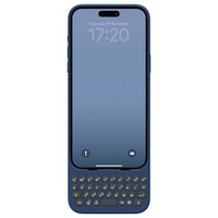 Clicks - Étui clavier pour iPhone 15 Plus – Royal Ink-Tapez avec vitesse et précision sur un clavier conçu pour la sensation et la performance.