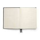 TRU RED - Journal à couverture souple, interligne étroit, grand format, noir-128 feuilles/256 pages de papier à lignes étroites offrant amplement d'espace pour les notes