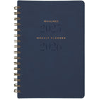 AT-A-GLANCE - Agenda scolaire hebdomadaire/mensuel Signature 2025-2026 - 8 1/2 po H x 5 3/8 po l - bleu marine - bilingue-13 mois : juillet 2025 à juillet 2026