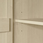 South Shore - Haven Armoire de rangement 2 portes - Chêne blanchi-Fabriqué au: Canada