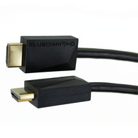 BlueDiamond - Câble HDMI Plenum 4K UHD avec Ethernet - 25 pieds-Classé CL3 en plénum, ce qui signifie qu'ils sont revêtus d'un matériau spécial qui libère moins de gaz toxiques en cas d'incendie du câble