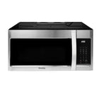 Danby - Four à Micro-ondes 1,7 pi³ à Hotte Intégrée - Acier Inoxydable-Options de cuisson avec capteur : Popcorn, Pomme de terre, Légumes frais et surgelés, Bacon, Plats surgelés, Riz, Œufs brouillés, Céréales chaudes, Pizza surgelée, Hot-dogs, Boissons, Assiettes de dîner, Soupe, Pains