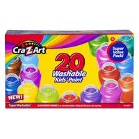 Cra-Z-Art - Peinture lavable pour enfants - 20 unités-Parfait pour tous vos besoins d'artisanat !