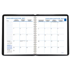 Staples - Agenda mensuel 2027 - 8 3/4 po H x 6 7/8 po l - couleurs assorties - bilingue-La page d'informations personnelles comprend une section pour les informations generales, d'urgence et medicales, la page des dates à retenir et une reference de trois ans