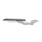 IntekView - Plateau pour clavier Summit - 25" x 10" - Gaucher - Rails 21"-Verrouillage d’inclinaison positive en option