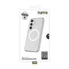 TUFF8 - Samsung Galaxy S25 Plus - Étui robuste Qi2 - transparent-Couche antichoc : La couche antichoc étanche à l'air ajoute une protection supplémentaire contre les chutes accidentelles. Testé selon la norme MIL-STD jusqu'à 8FT