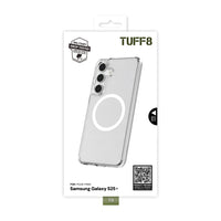 TUFF8 - Samsung Galaxy S25 Plus - Étui robuste Qi2 - transparent-Couche antichoc : La couche antichoc étanche à l'air ajoute une protection supplémentaire contre les chutes accidentelles. Testé selon la norme MIL-STD jusqu'à 8FT