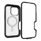 OtterBox - Coque Defender XT transparente pour iPhone 16 Pro - Noir intense-Protection efficace sans compromis