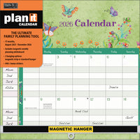 WSBL - 2026 Simple Reconnaissance Plan It Calendrier mural Mensuel - 30,5 cm l x 30,5 cm H - Anglais-Format 17 mois (Août 2025 - Décembre 2026)