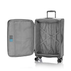 Heys - Valise Xero Elite 2.0 26" - Gris-Poignée de transport supérieure, poignée de transport latérale et poignée inférieure rembourrées douces au toucher