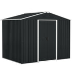 Outsunny - Abri de rangement extérieur 8 pi x 6 pi-Sert d'abri à outils, d'abri à vélos, d'abri pour scooter de mobilité ou de rangement pour bacs de jardin
