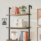 Boutique Home - Bibliothèque murale rustique à 6 niveaux-Dimensions du produit : 60 x 30 x 204,8 cm (L x l x H) ; poids du produit : 14,5 kg
