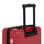 Air Canada - Bagage de cabine rigide Laurentian de 20 po - roulettes pivotantes à 360 degrés - rouge-Les tirettes de fermeture à glissière emboîtables, les pieds latéraux protecteurs et les poignées de prise sur le dessus et le côté facilitent l'utilisation en voyage