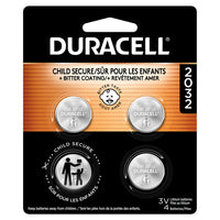 Duracell - 2032 pile bouton lithium - paquet de 4-GOÛT AMER DES DEUX CÔTÉS : Les piles boutons au lithium Duracell CR2032 de 3 volts présentent un revêtement amer non toxique appliqué des deux côtés pour décourager l’ingestion