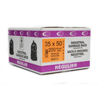 Eco II - Sacs à ordures - 20 po x 32 po - regulier - noir - paquet de 200-Paquet de 200