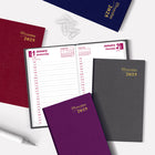 Brownline - 2025 Agenda de poche quotidien Traditional - 4-3/4 po x 3 po - Couleurs assorties - Anglais-Section téléphone et adresse