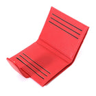 Champs - Porte-cartes à rabat Iconic - Rouge-Poche arrière zippée