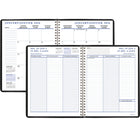 Staples - Agenda hebdomadaire/mensuel 2026 - 8 3/4 po H x 6 7/8 po l - noir - bilingue-Couverture noire