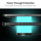 MyBat - Chargeur sans fil DockIt 360° compatible recharge magnétique + Support bague - Noir-9