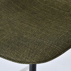 Homy Casa - Chaises d'accueil 4 places, tissu rembourré vert-Lot de 4 pour un bon rapport qualité/prix : Idéal pour les repas familiaux, les réunions ou l'utilisation en bureau.