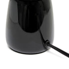 Simple Designs - Petite lampe de table ronde - noire avec abat-jour assorti-8