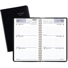 AT-A-GLANCE - Agenda scolaire de bureau hebdomadaire 2024-2025 - 4 7/8 po x 8 po - assorties - bilingue-Planification future