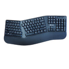 Microcad - Clavier Ergonomique Sans Fil-Confort Ergonomique : Repose-poignets intégré pour réduire la tension et améliorer la posture des mains.