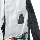 Nicci - Ensemble de sac à dos 3 pièces avec imprimé floral - Gris-Fermeture principale à glissière