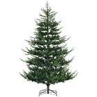 HOMCOM - Arbre de Noël artificiel 7.5' avec design à charnière-Le Pinus sylvestris (pin) est un arbre luxuriant, avec 2 types de pointes pour une superposition qui lui confère un aspect sain et naturel 